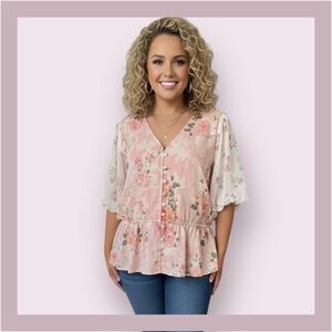 Hemant & Nandita Rose Garden Blouse